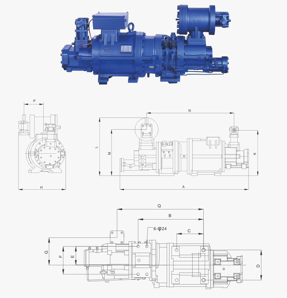 Screw Compressor Compressor de parafuso