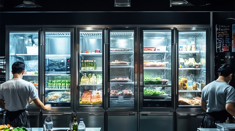 Solução de armazenamento refrigerado com compressor de parafuso