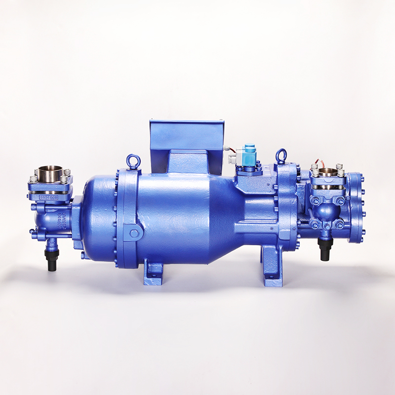 Compressor de parafuso semi-hermético de duplo estágio