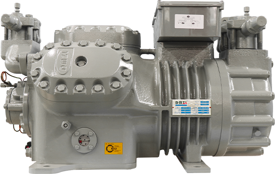 Compressor de pistão semi-hermético DMZL de 6 cilindros 20-50HP